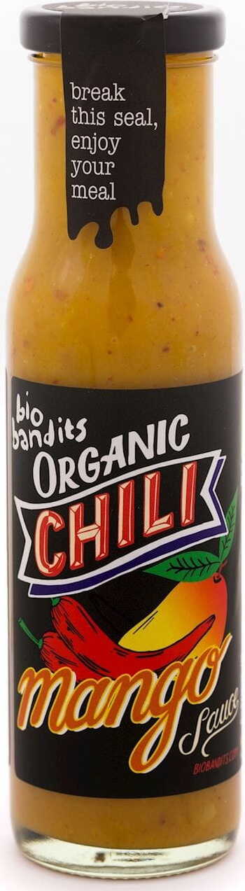 Molho de manga - Chili orgânico 250 ml - BIO BANDITS