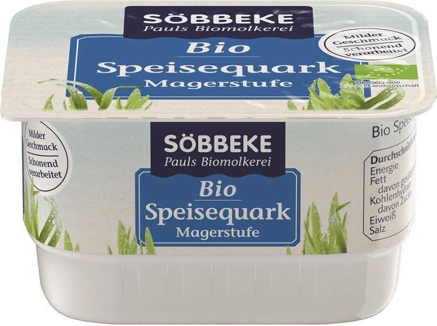 Hüttenkäse mit reduziertem Fettgehalt BIO 250 g - SOBBEKE