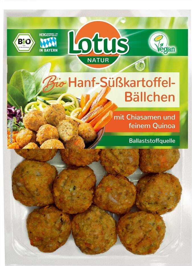 Groenteballetjes met BIO-zoete aardappelen 180 g - LOTUS