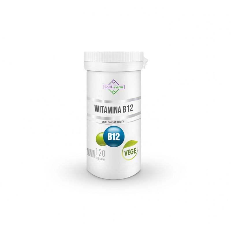 Vitamin B12 120 Capsules (100 mcg) - SOUL FARM
