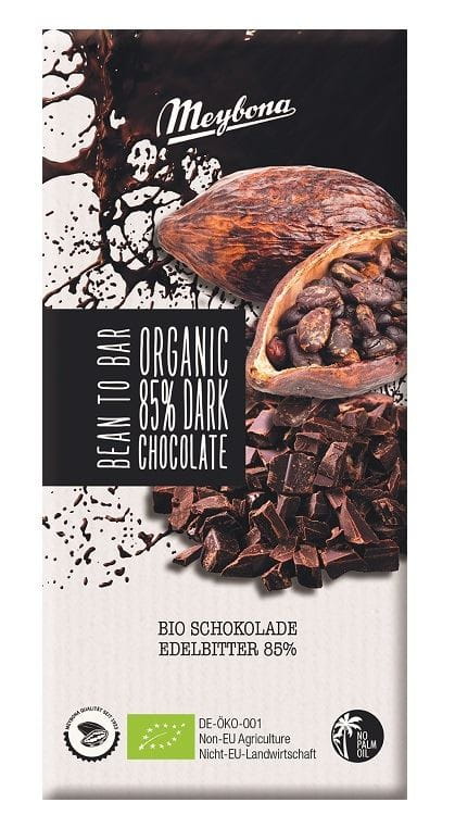 Hořká čokoláda 85 % BIO 100 g - MEYBONA