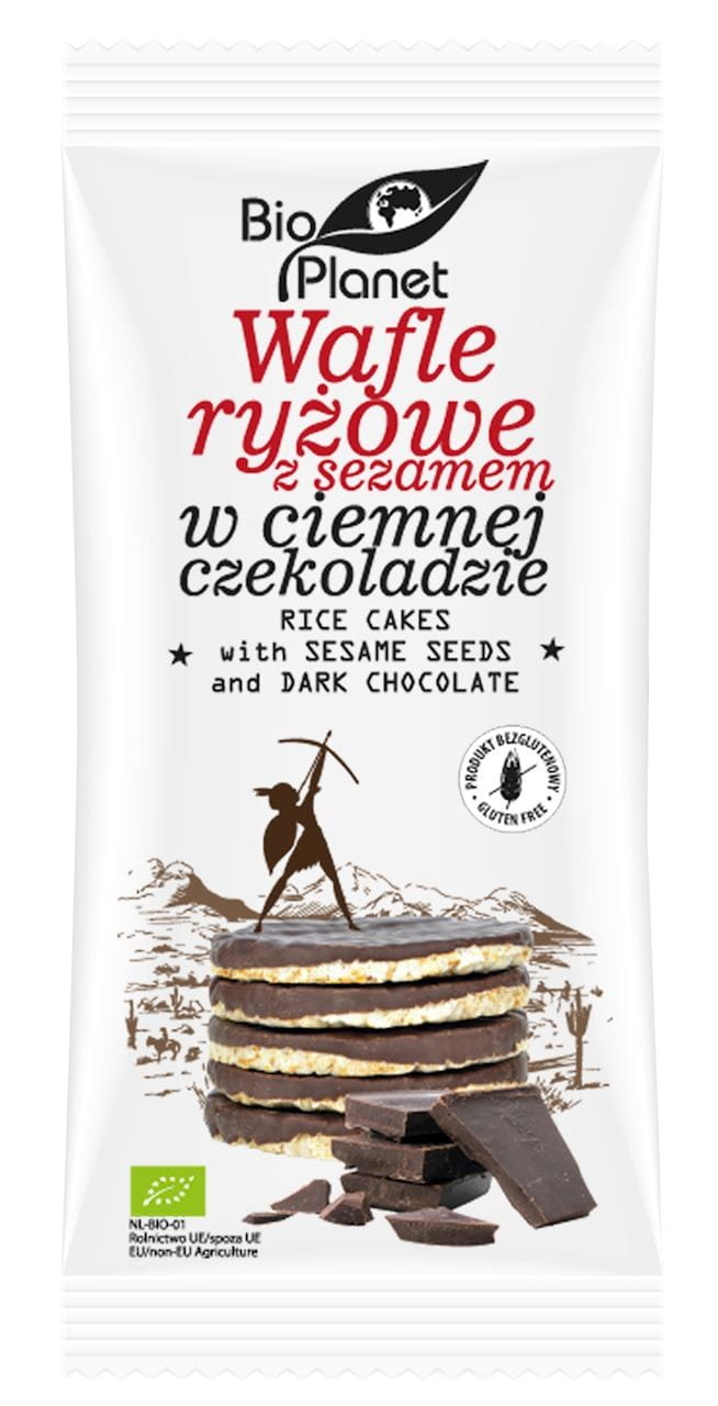 Bánh gạo mè đắng không chứa gluten hữu cơ 100 g - BIO PLANET