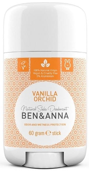 Natürliches Deo auf Basis von Vanille & Orchideensoda Plastikstift 60 g BEN & ANNA