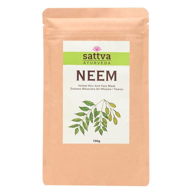 Kräutermaske für Gesicht und Haare Neem 100 g - SATTVA