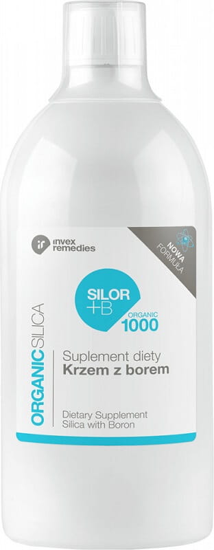 Kisel med bor Silor + b Kisel med bor 1000ml INVEX REMEDIES