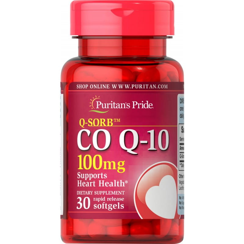 Coenzima Q10 100 mg pro Q10 30 cápsulas PURITAN'S PRIDE