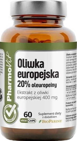 Evropský olivový olej 60 kapslí 3018 g - PHARMOVIT