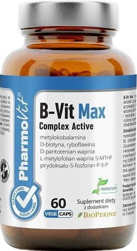 Vitamin B-KOMPLEX 60 Viên Nang 312 g - PHARMOVIT