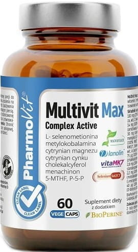 Multivitaminy 60 kapslí 3542 g - PHARMOVIT