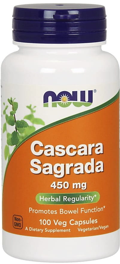 Cascara Sagrada Kulit Schellack Amerika 450 MG 100 Kapsul NOW FOODS