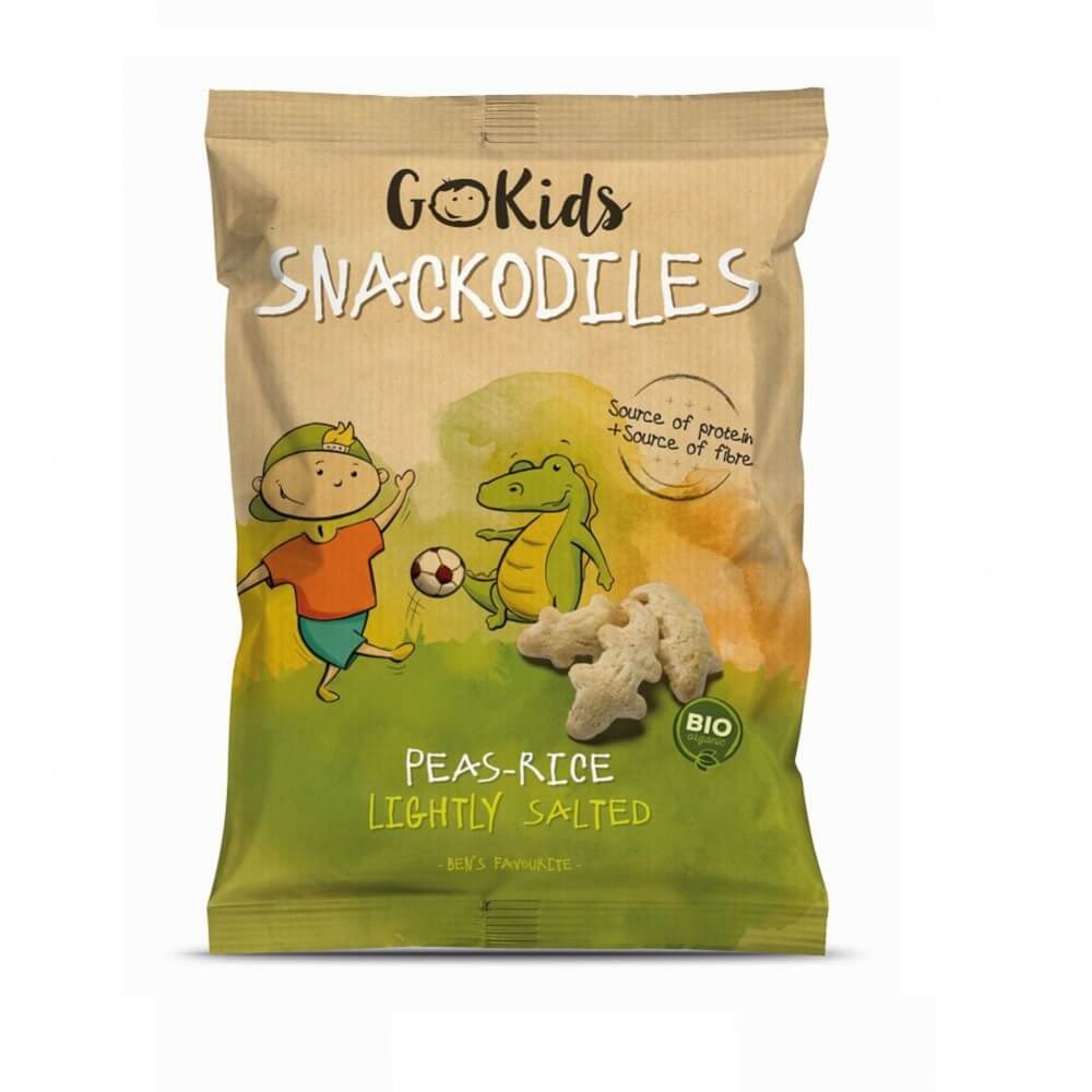 Coccodrillo di piselli e riso BIO 30 g GOKIDS