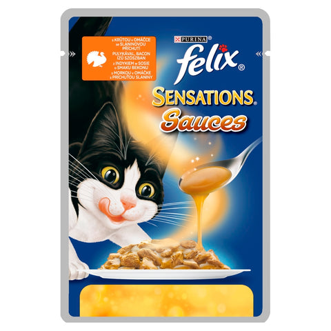 SENSATIONS Truthahn und Speck 85g - FELIX