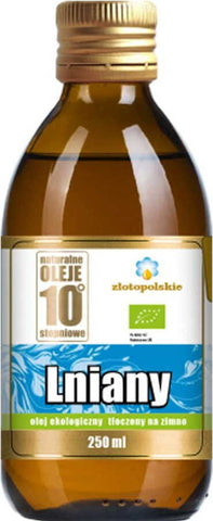 Kaltgepresstes Leinöl BIO 250 ml - POLISH GOLD