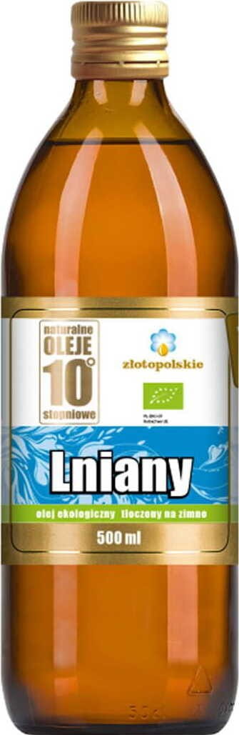 Kallpressad linfröolja BIO 500 ml - POLISH GOLD