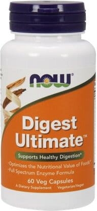 Enzimi digestivi ultimative 60 capsule NOW FOODS