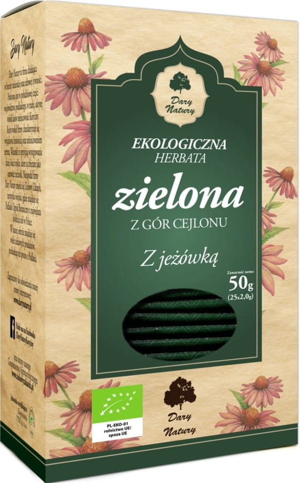 Zelený čaj s echinaceou BIO (25 x 2 g) - DARY PŘÍRODY