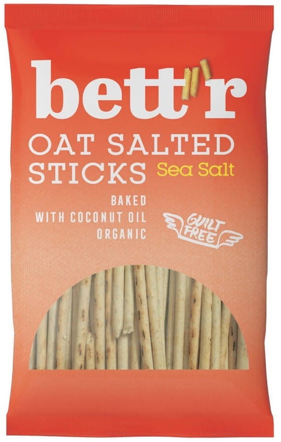 Bastoncini d'avena con sale marino BIO 50 g BETTR