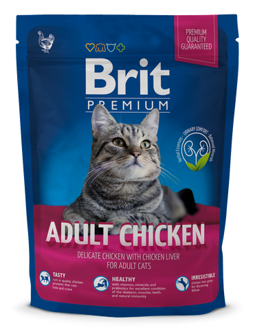 PREMIUM CAT ADULT HUHN 800 g - BRIT