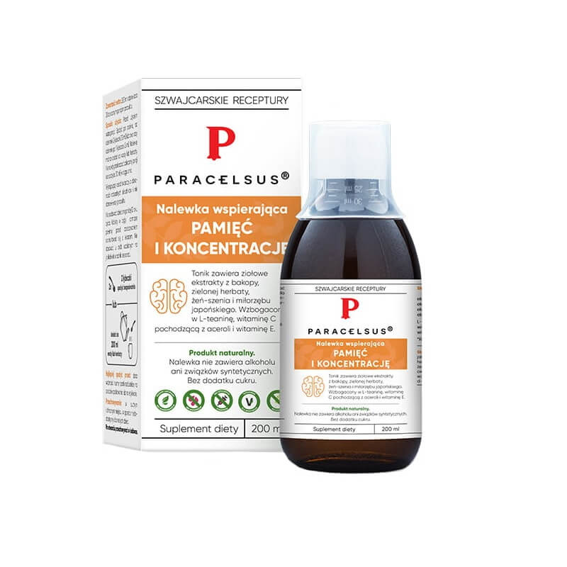 Paracelsus tincture to support memory and concentration 200ml PHARMATICA