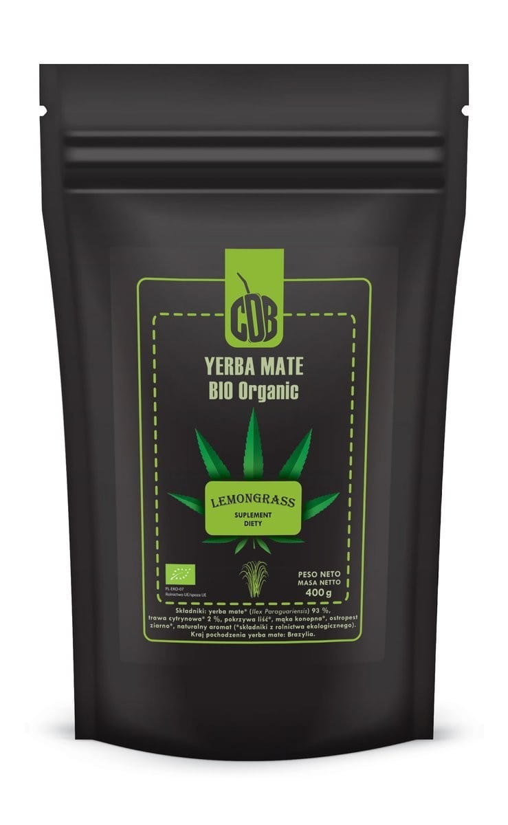 Yerba Mate Citronová tráva BIO 400 g - BIO MATE ZELENÁ