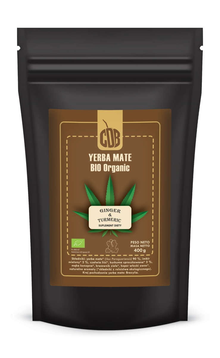 Yerba Mate Halia & Kunyit BIO 400 g - BIO MATE HIJAU