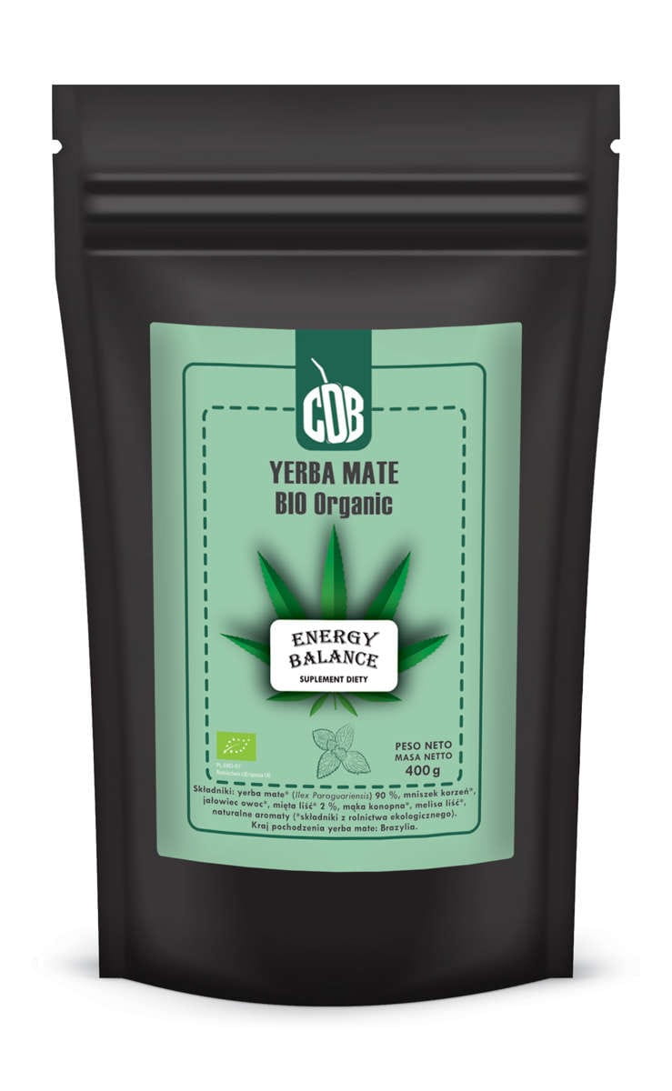Yerba Mate Energy Balance BIO 400 g - BIO MATE VERDE