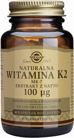 Vitamin mk - 7 K2 100 µg 50 Kapseln SOLGAR