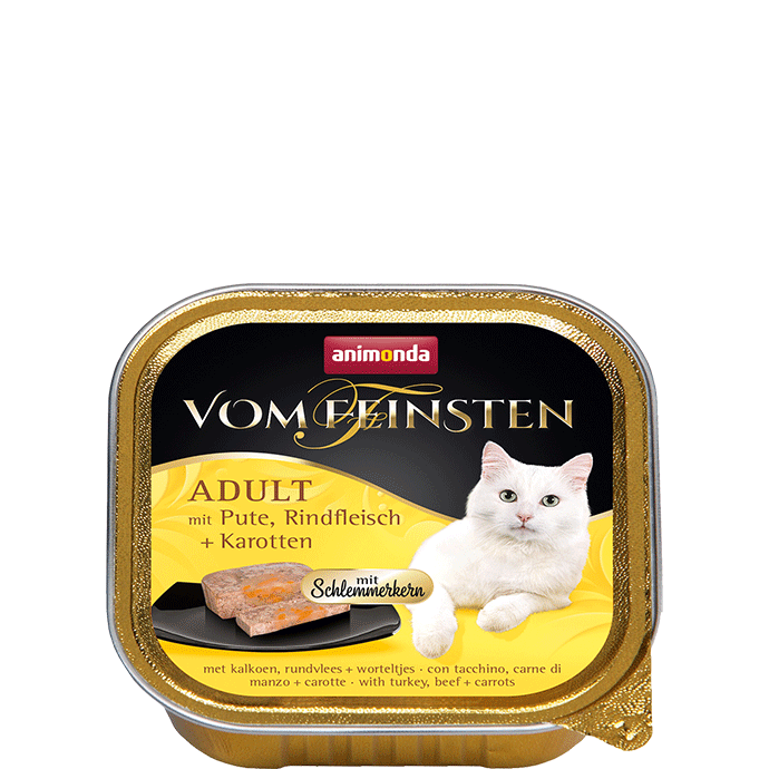 Vom Feinsten Gourmet Center Truthahn, Rind und Karotte 100g - ANIMONDA