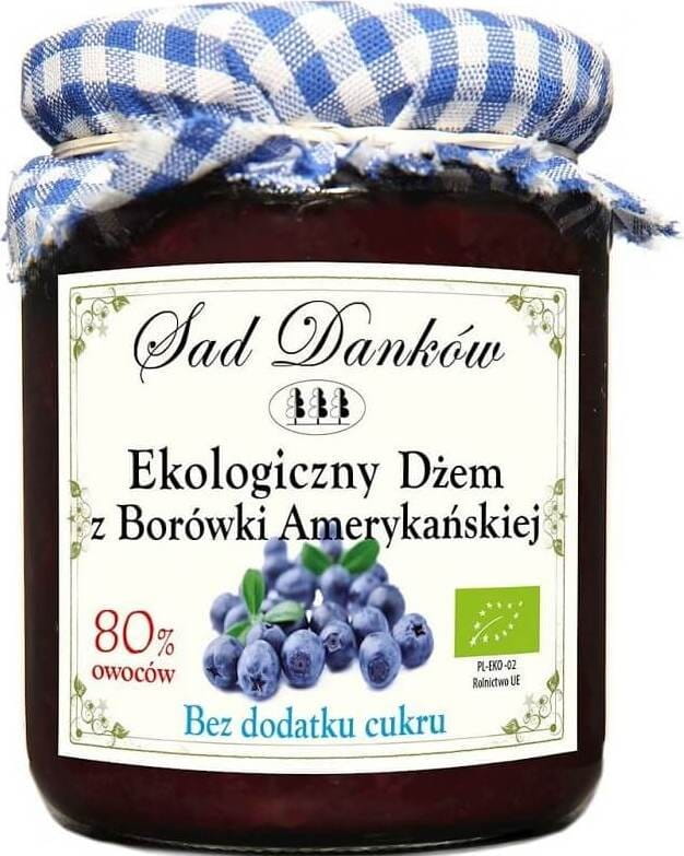 Marmellata di mirtilli BIO 260 g - SAD DANKÓW