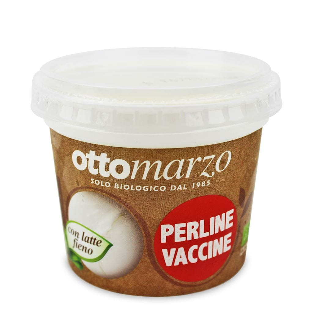 Mozzarella di latte vaccino (piccole sfere in vaschetta) BIO 100 g - CA'VERDE