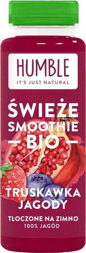 Frischer Erdbeer-Smoothie - Beeren BIO 300 ml HUMBLE