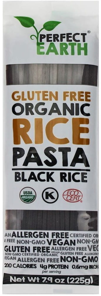 Mie Beras Hitam bebas gluten BIO 225 g - PERFECT EARTH