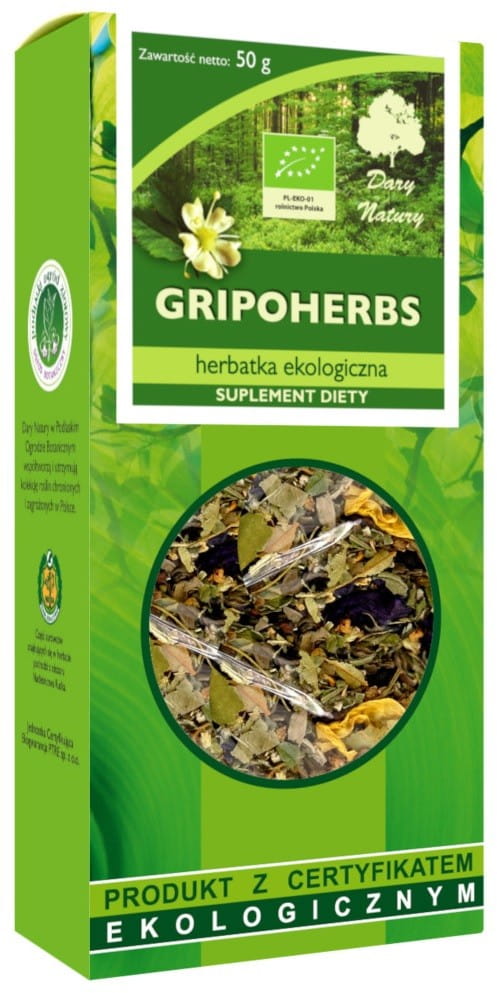 Gripoherbs BIO Tea 50 g - A TERMÉSZET AJÁNDÉKAI