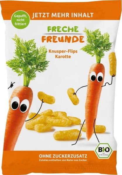 Kukoricachips sárgarépával 30g EKO FRECHE FREUNDE