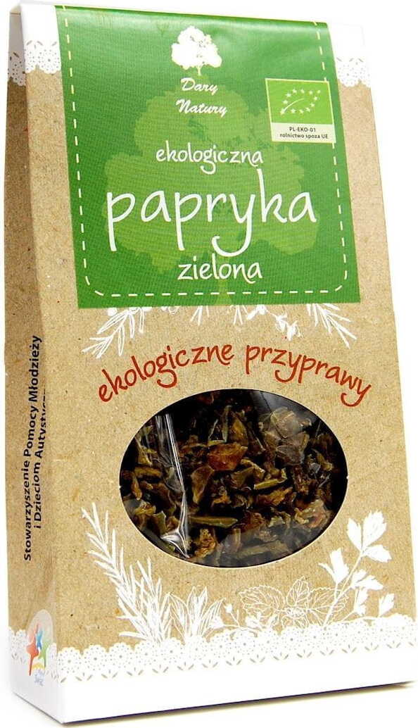 Zelený sušený pepř BIO 30 g - DARY PŘÍRODY