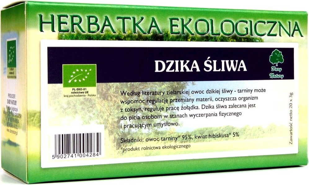 Divoký švestkový čaj BIO (20 x 3 g) - Dary přírody