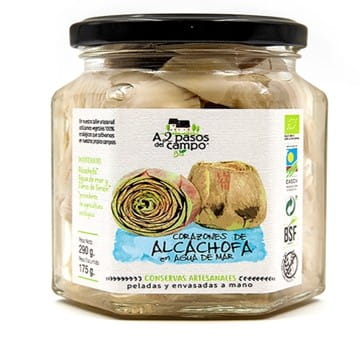 Artischockenherzen in glutenfreier Salzlake BIO 290 g - A2 PASOS DEL CAMPO