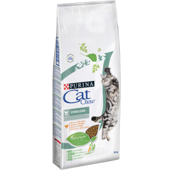 CAT CHOW SPECIAL CARE Sterilisiert Reich an Huhn 12kg + 3kg GRATIS - PURINA