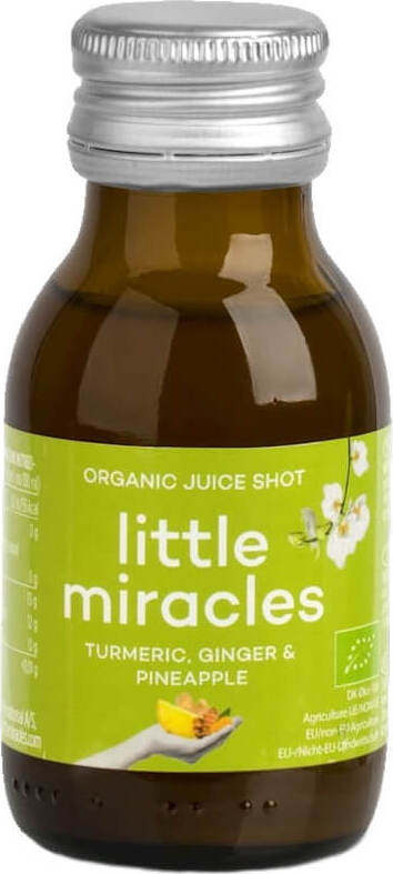 Fruchtshot Κουρκούμα - Τζίντζερ - Ανανάς BIO 60 ml - KLEINE WUNDER