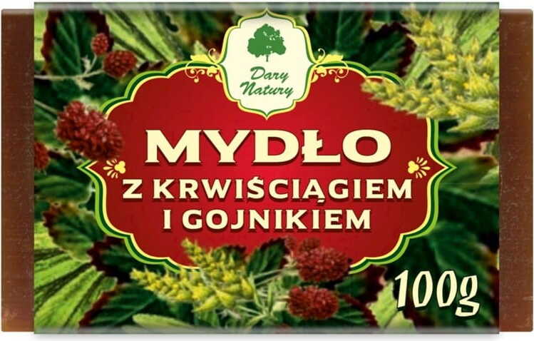 Mýdlo s krvavým proudem a houbou 100 g - DARY PŘÍRODY