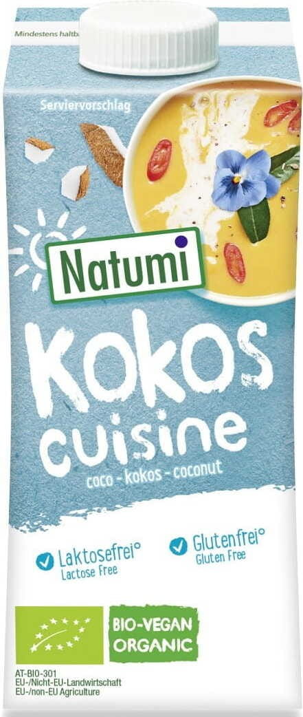 Konzentriertes Kokosprodukt zum Kochen und Backen glutenfrei BIO 200 ml - NATUMI