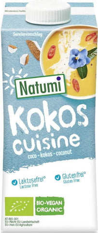 Konzentriertes Kokosprodukt zum Kochen und Backen glutenfrei BIO 200 ml - NATUMI