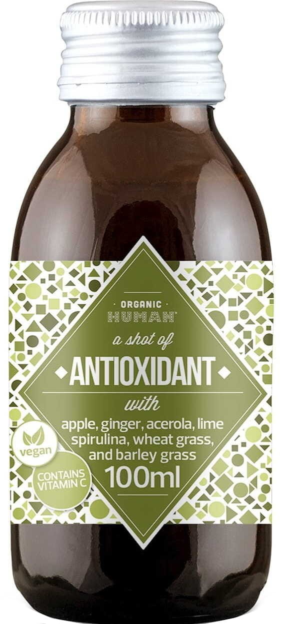 Licor de frutas Manzana - Espirulina - Col rizada - Trigo joven BIO 100 ml - ORGANIC HUMAN
