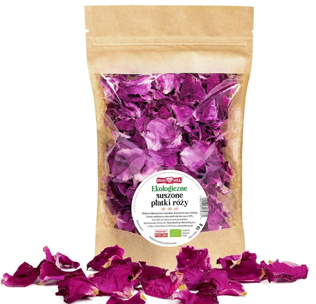 Petali di rosa essiccati BIO 10 g - ROSA POLACCA