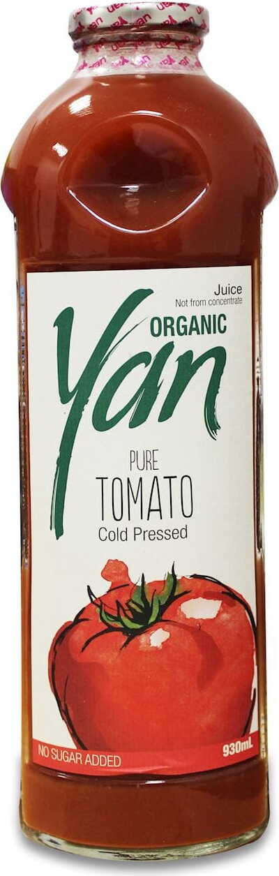 Suco de tomate orgânico 930 ml - YAN