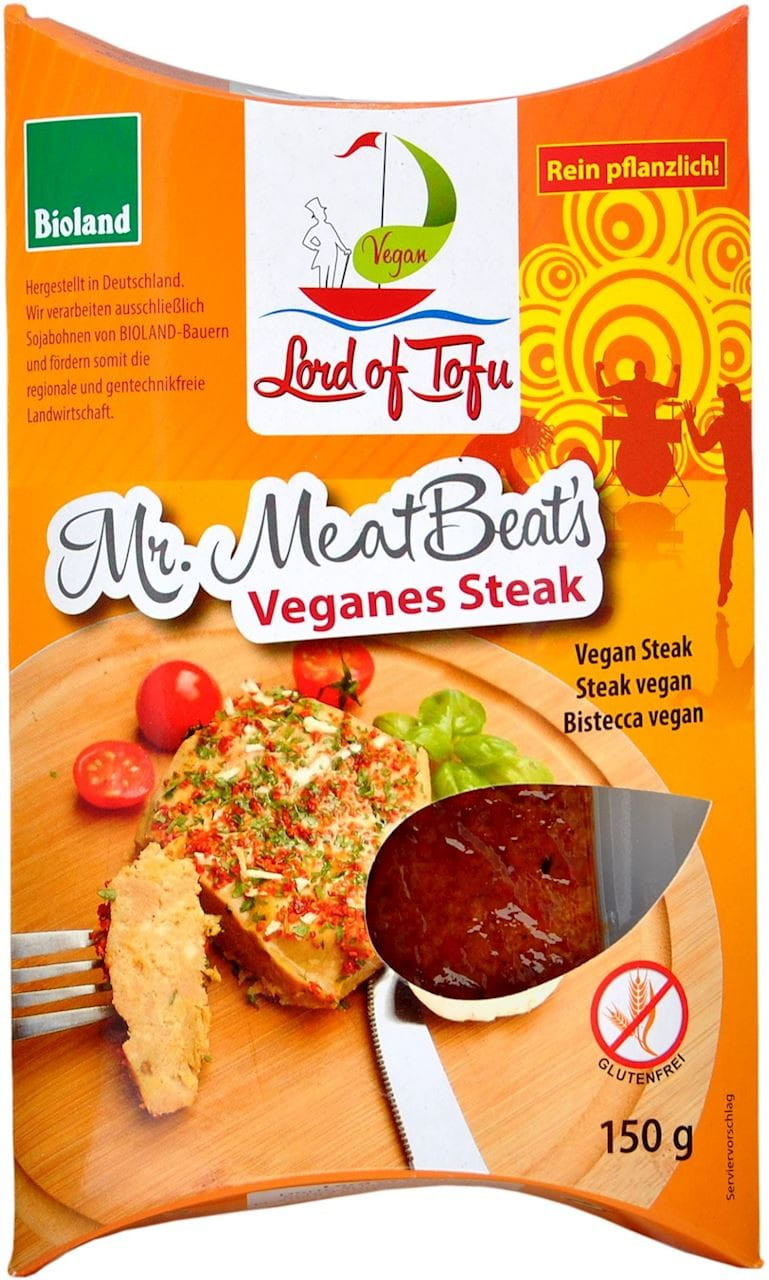 Vegansk produkt A'LA glutenfritt vikingstek BIO 150 g - LORD OF TOFU
