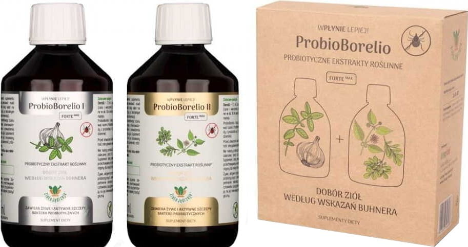 Kosttilskudd probiotisk urteekstrakt probioborelio glutenfri ØKO 600 ml (2 x 300 ml) - JOY DAY