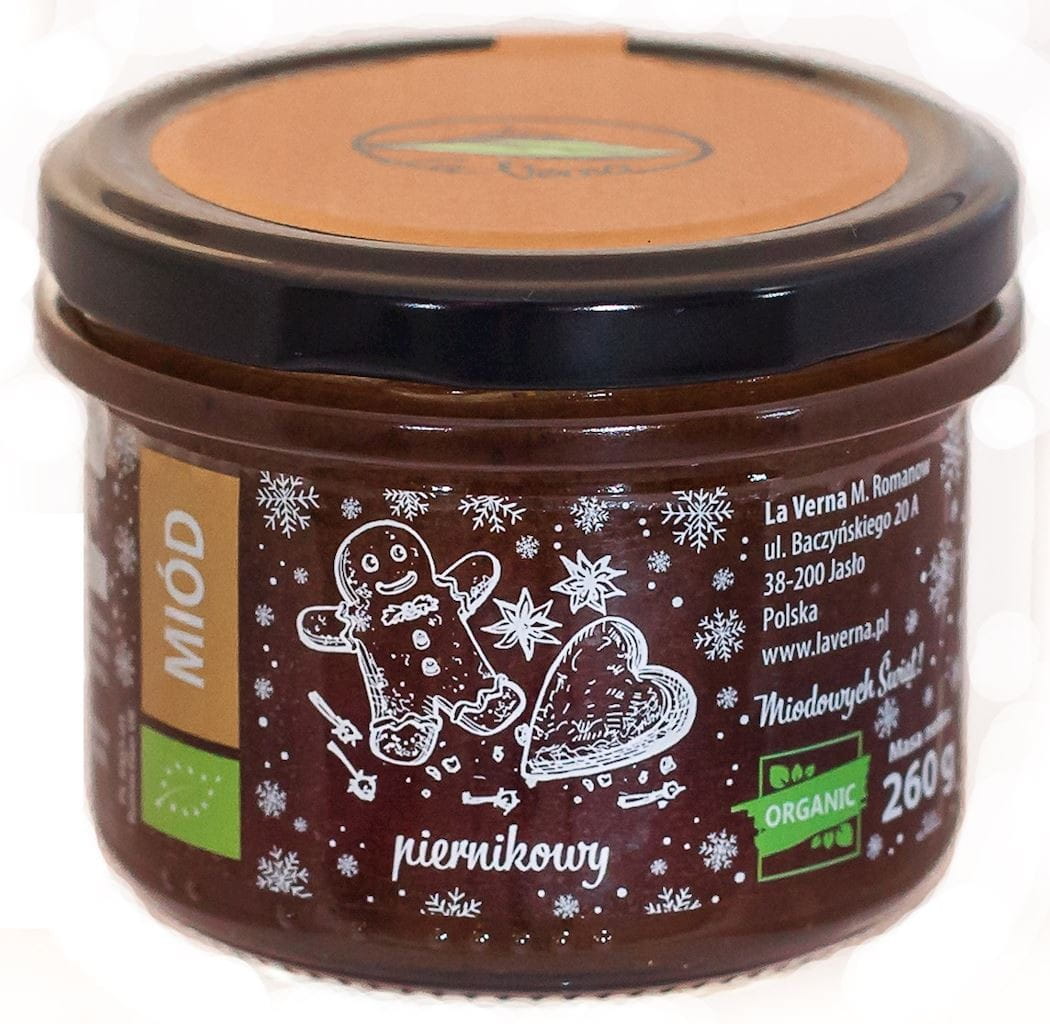Blütennektarhonig met Lebkuchenkruiden BIO 260 g - LA VERNA