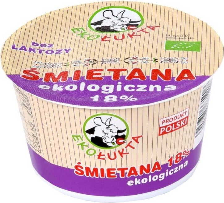 Sahne 18% laktosefrei BIO 200 g - ECO LUKTA