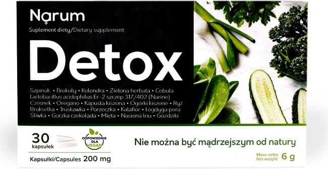Detox Narine 200 MG 30 Kapsler NARUM